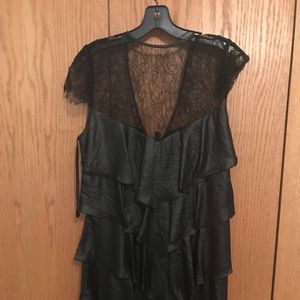 BCBG Lace & Ruffle Dress